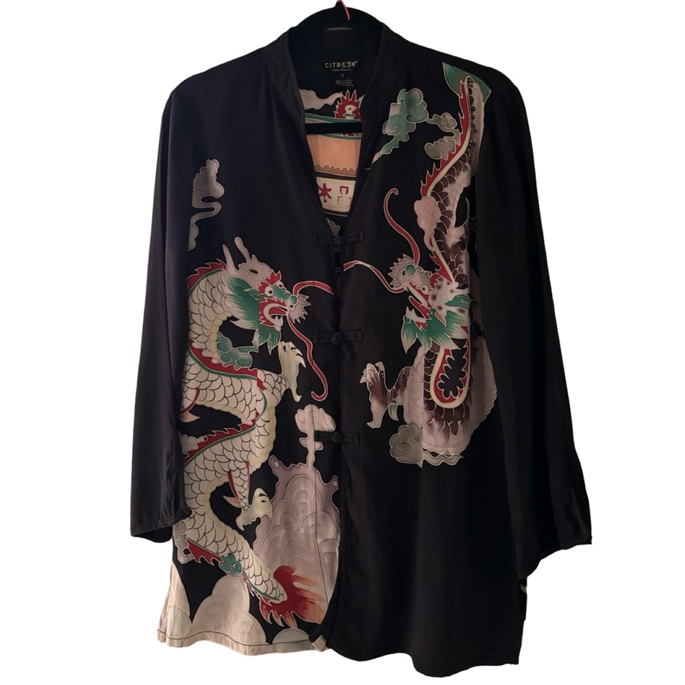 Citron Silk Blouse